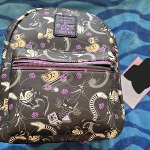 Disney Nightmare Before Christmas Backpack - Black and Purple